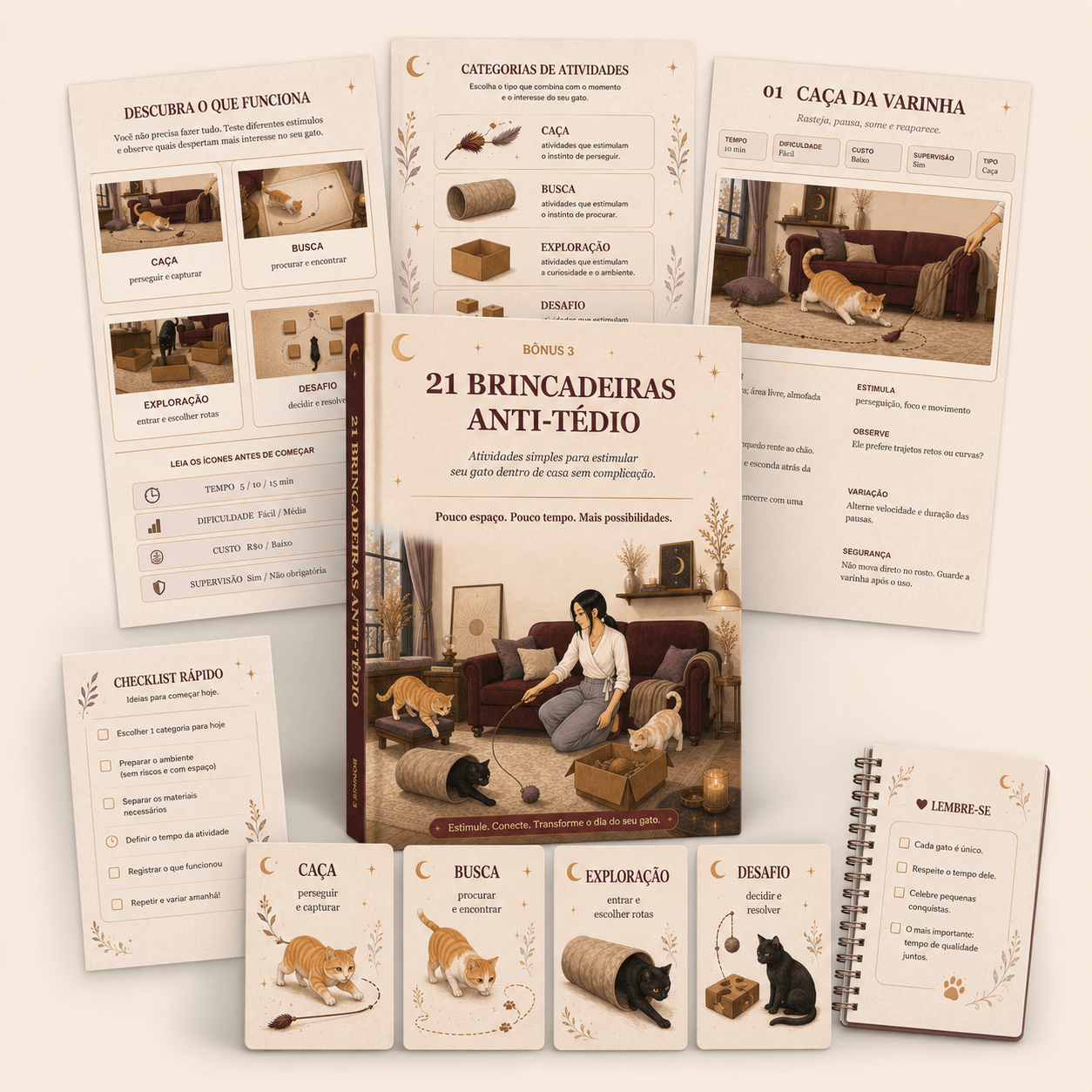 Mockup do bônus 03: 21 Brincadeiras Anti-Tédio
