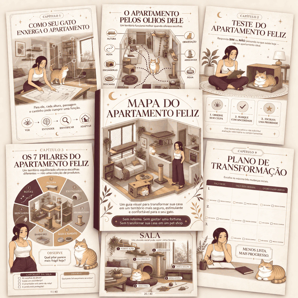Capa do Mapa do Apartamento Feliz